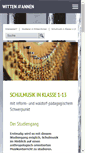 Mobile Screenshot of musikpaedagogik.wittenannen.net